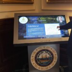 NH State Pedestal Kiosk in Use