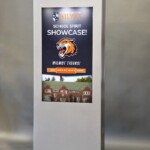 Indoor Large Screen Kiosk with School Spirit Software