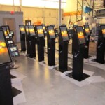 Ticketing Kiosks on the Floor in Production