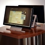 Island Kiosk for Information and Printing Self-Service