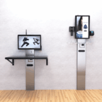 Retail Kiosk With Changeable Heights and Setups