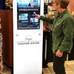 Sonora Visitor Guide Merchant Max Kiosk in Use