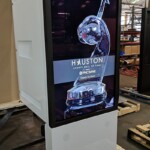 Outdoor Kiosk Large Screen Monolith Front Screen In Production