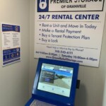 Freestanding Kiosk at Premier Self-Storage Lobby