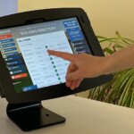 Visitor Management System on Countertop Tablet