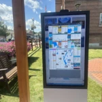 Tourism kiosk wayfinding maps