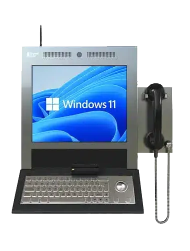 compact power kiosk - front options