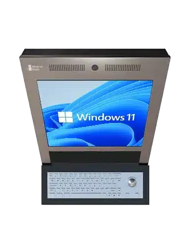 compact power kiosk - front top