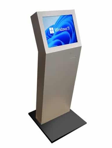 Enviro outdoor kiosk left angle view