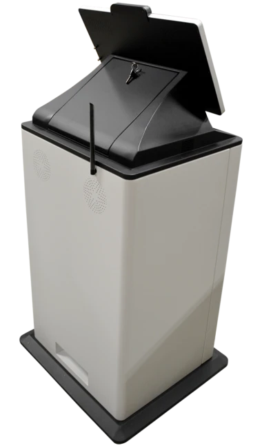 Vault kiosk back angle